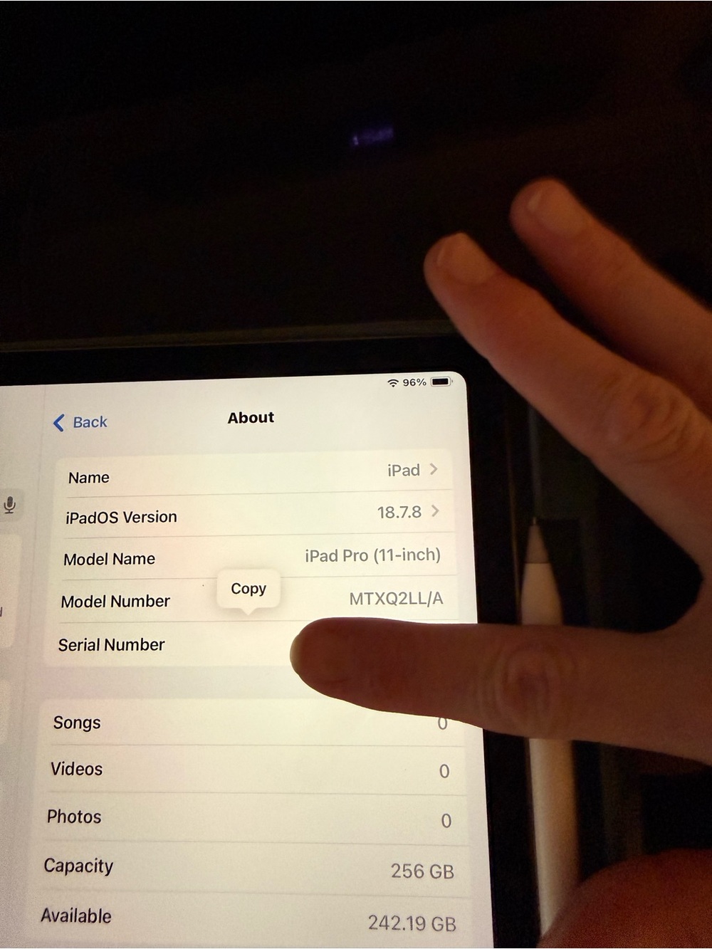 Apple iPad Pro 11 with Sage Green Protective Case & pencil - Picture 7 of 9